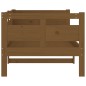 vidaXL Sofá cama madera maciza de pino marrón miel 80x200 cm vidaXL Sofá cama madera maciza de pino marrón miel 80x200 cm
