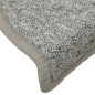 vidaXL Alfombras de peldaños de escalera 15 uds gris claro 56x17x3 cm vidaXL Alfombras de peldaños de escalera 15 uds gris claro 56x17x3 cm