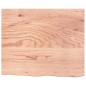 vidaXL Estante pared madera roble tratada marrón claro 60x50x(2-6) cm