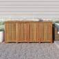 vidaXL Caja de almacenaje de jardín madera maciza acacia 175x80x75 cm
