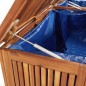 vidaXL Caja de almacenaje de jardín madera maciza acacia 175x80x75 cm