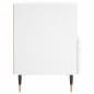 vidaXL Mesita de noche madera de ingeniería blanco 40x35x47,5 cm vidaXL Mesita de noche madera de ingeniería blanco 40x35x47,5 cm