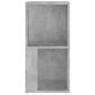 vidaXL Mueble de esquina madera de ingeniería gris 33x33x67 cm vidaXL Mueble de esquina madera de ingeniería gris 33x33x67 cm