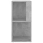 vidaXL Mueble de esquina madera de ingeniería gris 33x33x67 cm vidaXL Mueble de esquina madera de ingeniería gris 33x33x67 cm