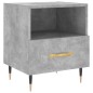 vidaXL Mesita noche 2 uds madera ingeniería gris hormigón 40x35x47,5cm vidaXL Mesita noche 2 uds madera ingeniería gris hormigón 40x35x47,5cm