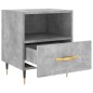 vidaXL Mesita noche 2 uds madera ingeniería gris hormigón 40x35x47,5cm vidaXL Mesita noche 2 uds madera ingeniería gris hormigón 40x35x47,5cm