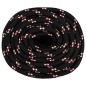 vidaXL Cuerda de barco polipropileno negra 20 mm 50 m vidaXL Cuerda de barco polipropileno negra 20 mm 50 m