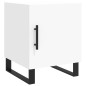 vidaXL Mesita de noche madera de ingeniería blanco 40x40x50 cm