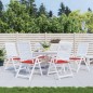 vidaXL Cojines de silla de jardín 6 uds tela Oxford rojo 40x40x3 cm vidaXL Cojines de silla de jardín 6 uds tela Oxford rojo 40x40x3 cm