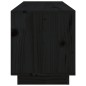 vidaXL Mueble de TV de madera maciza de pino negro 105x34x40 cm vidaXL Mueble de TV de madera maciza de pino negro 105x34x40 cm