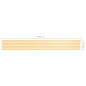 vidaXL Toldo para balcón tela oxford blanco y amarillo 75x600 cm vidaXL Toldo para balcón tela oxford blanco y amarillo 75x600 cm
