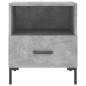 vidaXL Mesita noche 2 uds madera ingeniería gris hormigón 40x35x47,5cm vidaXL Mesita noche 2 uds madera ingeniería gris hormigón 40x35x47,5cm