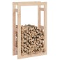 vidaXL Estante para leña madera maciza de pino 60x25x100 cm vidaXL Estante para leña madera maciza de pino 60x25x100 cm