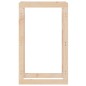 vidaXL Estante para leña madera maciza de pino 60x25x100 cm vidaXL Estante para leña madera maciza de pino 60x25x100 cm