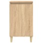 vidaXL Mesita de noche madera contrachapada roble sonoma 40x35x70 cm vidaXL Mesita de noche madera contrachapada roble sonoma 40x35x70 cm