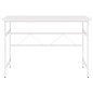 vidaXL Escritorio para ordenador de MDF y metal blanco 105x55x72 cm vidaXL Escritorio para ordenador de MDF y metal blanco 105x55x72 cm