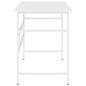 vidaXL Escritorio para ordenador de MDF y metal blanco 105x55x72 cm vidaXL Escritorio para ordenador de MDF y metal blanco 105x55x72 cm
