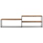 vidaXL Mueble de TV de madera maciza de acacia 180x30x50 cm vidaXL Mueble de TV de madera maciza de acacia 180x30x50 cm