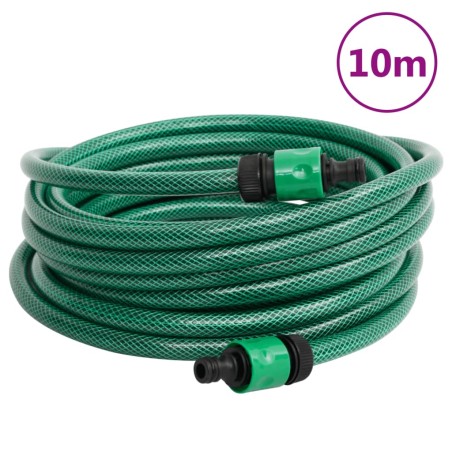 vidaXL Manguera para piscina PVC verde 10 m