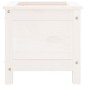 vidaXL Jardinera madera maciza de pino blanco 40x40x39 cm vidaXL Jardinera madera maciza de pino blanco 40x40x39 cm