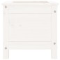 vidaXL Jardinera madera maciza de pino blanco 40x40x39 cm vidaXL Jardinera madera maciza de pino blanco 40x40x39 cm