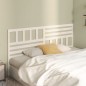 vidaXL Cabecero de cama madera maciza de pino blanco 186x4x100 cm vidaXL Cabecero de cama madera maciza de pino blanco 186x4x100 cm