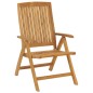 vidaXL Juego de comedor de jardín 7 piezas madera maciza de teca vidaXL Juego de comedor de jardín 7 piezas madera maciza de teca