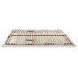 vidaXL Somier de láminas con 28 listones 7 regiones 80x200 cm