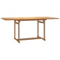 vidaXL Juego de comedor de jardín 7 piezas madera maciza de teca vidaXL Juego de comedor de jardín 7 piezas madera maciza de teca