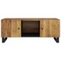 vidaXL Mesa de centro madera maciza mango y contrachapada 100x54x40 cm vidaXL Mesa de centro madera maciza mango y contrachapada 100x54x40 cm