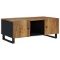 vidaXL Mesa de centro madera maciza mango y contrachapada 100x54x40 cm vidaXL Mesa de centro madera maciza mango y contrachapada 100x54x40 cm
