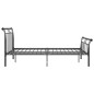 vidaXL Estructura de cama de metal negro 140x200 cm vidaXL Estructura de cama de metal negro 140x200 cm