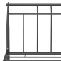 vidaXL Estructura de cama de metal negro 140x200 cm vidaXL Estructura de cama de metal negro 140x200 cm