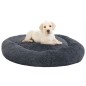 vidaXL Cojín lavable para perros y gatos felpa gris oscuro 90x90x16 cm vidaXL Cojín lavable para perros y gatos felpa gris oscuro 90x90x16 cm