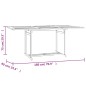 vidaXL Juego de comedor de jardín 7 piezas madera maciza de teca vidaXL Juego de comedor de jardín 7 piezas madera maciza de teca