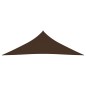 vidaXL Toldo de vela triangular tela Oxford marrón 3,5x3,5x4,9 m vidaXL Toldo de vela triangular tela Oxford marrón 3,5x3,5x4,9 m