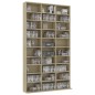 vidaXL Armario para CDs madera contrachapada Sonoma 102x16x177,5 cm vidaXL Armario para CDs madera contrachapada Sonoma 102x16x177,5 cm