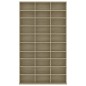 vidaXL Armario para CDs madera contrachapada Sonoma 102x16x177,5 cm vidaXL Armario para CDs madera contrachapada Sonoma 102x16x177,5 cm