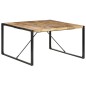 vidaXL Mesa de comedor madera de mango rugosa 140x140x75 cm vidaXL Mesa de comedor madera de mango rugosa 140x140x75 cm