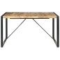 vidaXL Mesa de comedor madera de mango rugosa 140x140x75 cm vidaXL Mesa de comedor madera de mango rugosa 140x140x75 cm