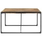 vidaXL Mesa de comedor madera de mango rugosa 140x140x75 cm vidaXL Mesa de comedor madera de mango rugosa 140x140x75 cm