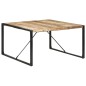 vidaXL Mesa de comedor madera de mango rugosa 140x140x75 cm vidaXL Mesa de comedor madera de mango rugosa 140x140x75 cm