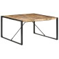 vidaXL Mesa de comedor madera de mango rugosa 140x140x75 cm vidaXL Mesa de comedor madera de mango rugosa 140x140x75 cm