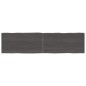 vidaXL Tablero mesa madera tratada borde vivo marrón 160x40x(2-4) cm vidaXL Tablero mesa madera tratada borde vivo marrón 160x40x(2-4) cm