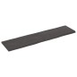 vidaXL Tablero mesa madera tratada borde vivo marrón 160x40x(2-4) cm vidaXL Tablero mesa madera tratada borde vivo marrón 160x40x(2-4) cm