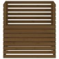 vidaXL Compostador de madera maciza de pino marrón miel 100x100x102 cm vidaXL Compostador de madera maciza de pino marrón miel 100x100x102 cm
