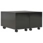vidaXL Mesa de centro madera de ingeniería negro brillante 60x60x35cm vidaXL Mesa de centro madera de ingeniería negro brillante 60x60x35cm