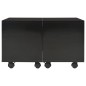 vidaXL Mesa de centro madera de ingeniería negro brillante 60x60x35cm vidaXL Mesa de centro madera de ingeniería negro brillante 60x60x35cm