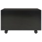 vidaXL Mesa de centro madera de ingeniería negro brillante 60x60x35cm vidaXL Mesa de centro madera de ingeniería negro brillante 60x60x35cm