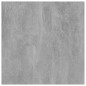 vidaXL Estante estantería 8uds contrachapada gris hormigón 40x40x1,5cm